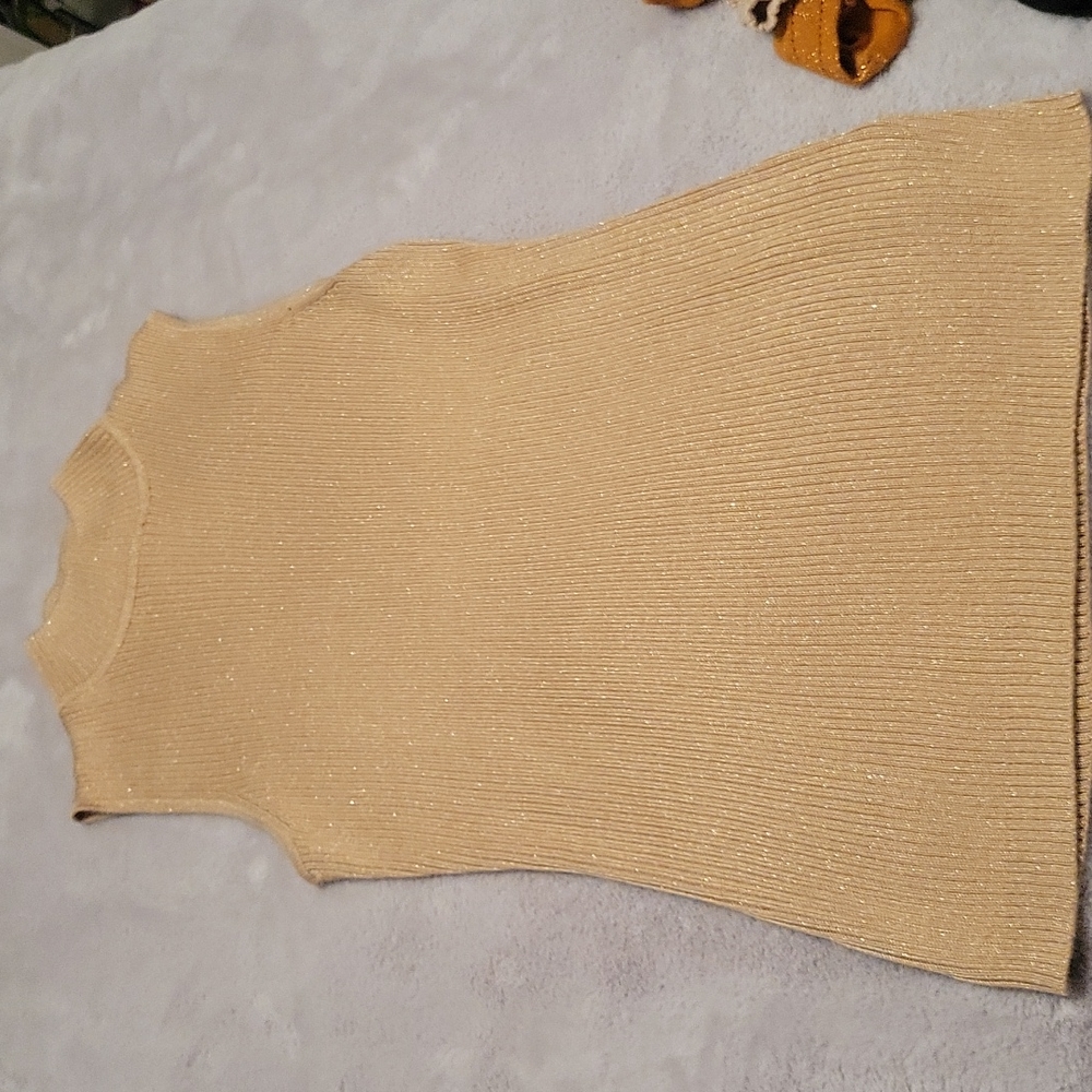 🦖Sparkle bi*ch!!! Sleeveless turtleneck - Picture 3 of 7